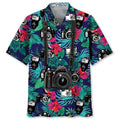 Hawaiian Shirt / Adults / S Camera Tropical Hawaiian Shirt
