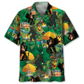 Hawaiian Shirt / Adults / S Camping Bigfoot Hawaiian Shirt