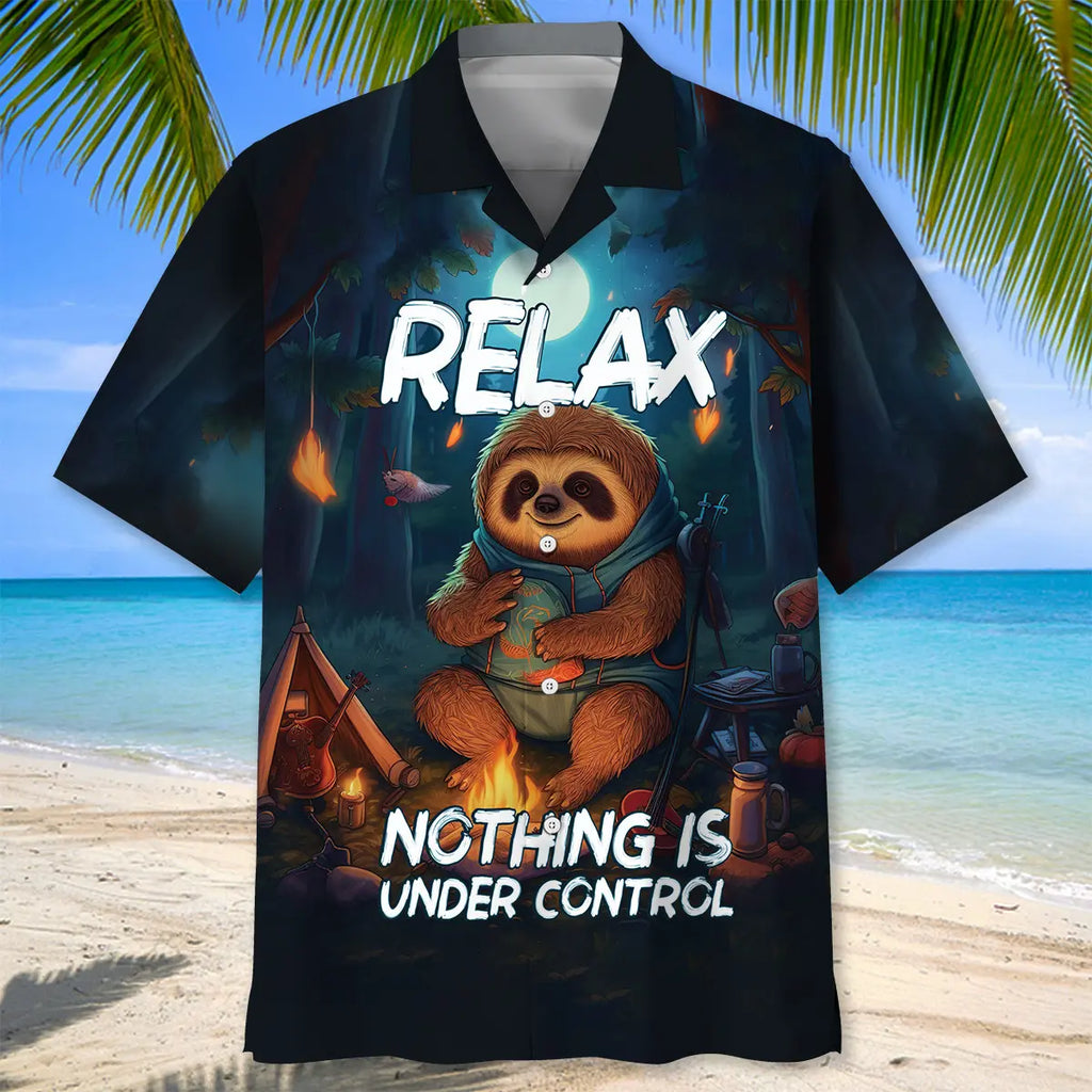 Camping Relax Hawaiian Shirt