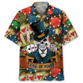 Hawaiian Shirt / Adults / S Casino Skull Hawaiian Shirt