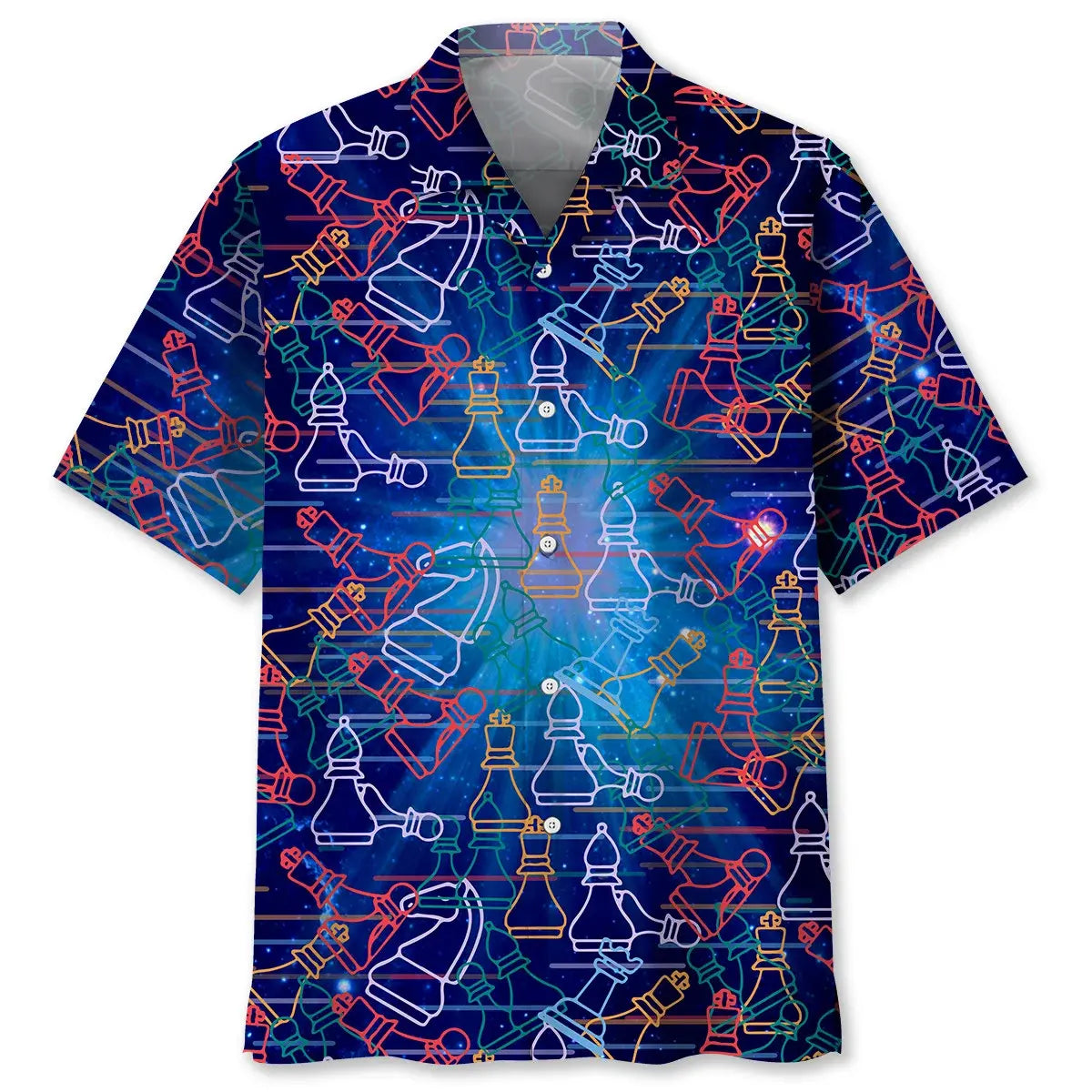 Hawaiian Shirt / Adults / S Chess Space Color Hawaiian Shirt