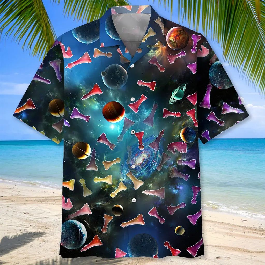 Chess Space Hawaiian Shirt