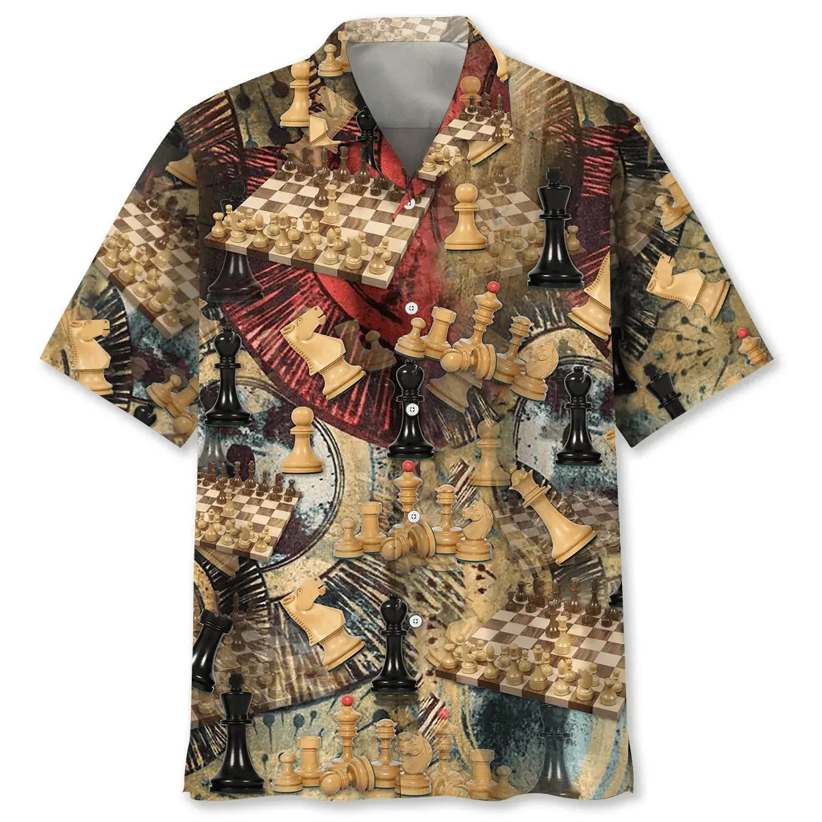 Hawaiian Shirt / Adults / S Chess Vintage Hawaiian Shirt