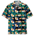 Hawaiian Shirt / Adults / S Corgi Hotdog Hawaiian Shirt