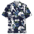 Hawaiian Shirt / Adults / S Cricket Blue Nature Hawaiian Shirt
