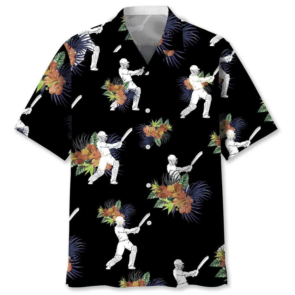 Hawaiian Shirt / Adults / S Cricket Hawaiian Nature Hawaiian Shirt