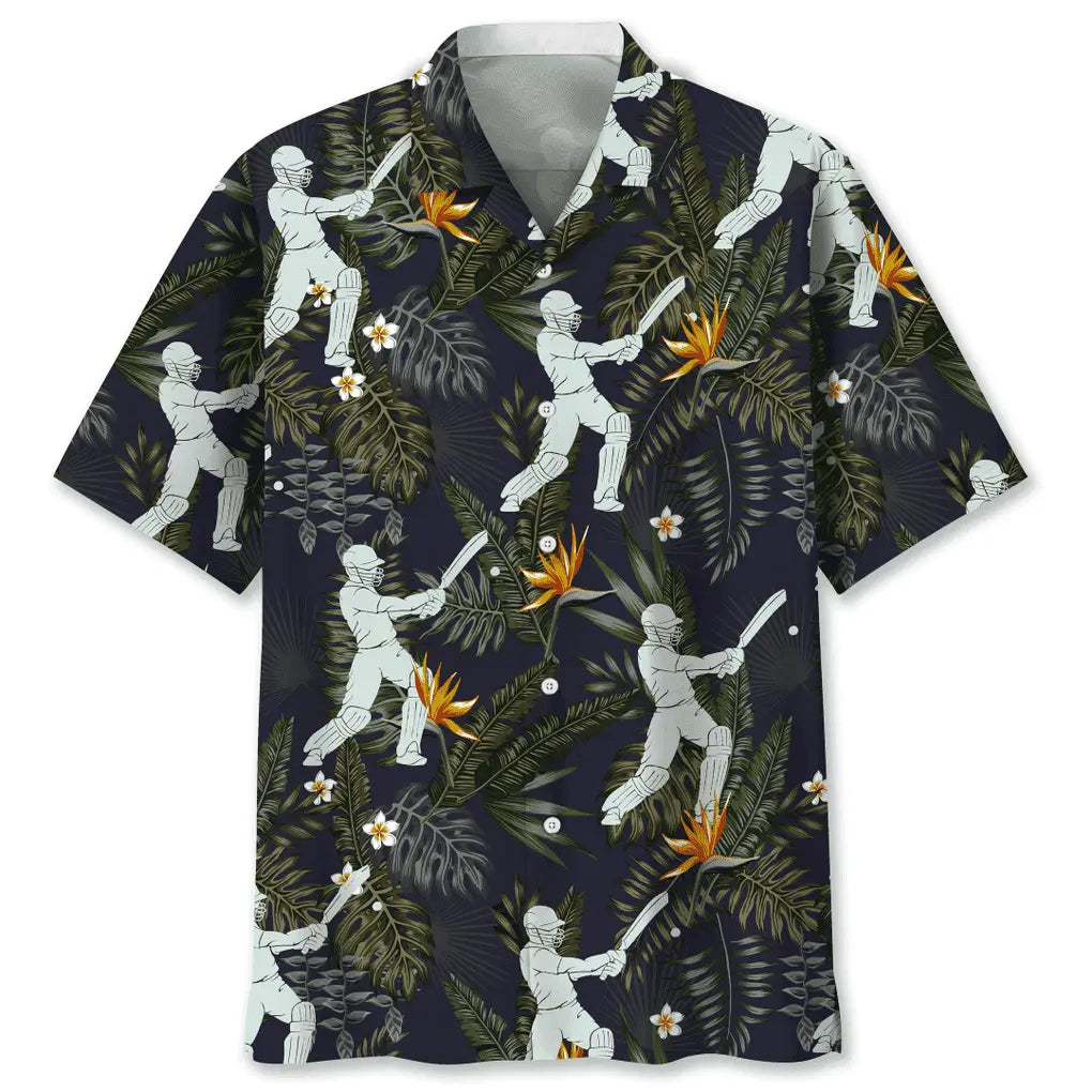 Hawaiian Shirt / Adults / S Cricket Hawaiian Nature Hawaiian Shirt