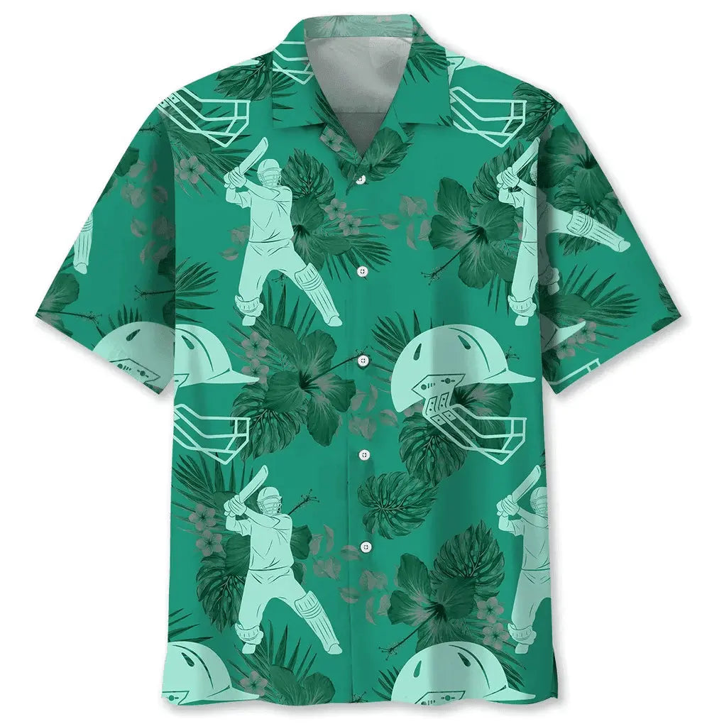 Hawaiian Shirt / Adults / S Cricket Kelly Green Hawaiian Shirt
