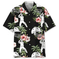 Hawaiian Shirt / Adults / S Cricket Nature Flower Hawaiian Shirt