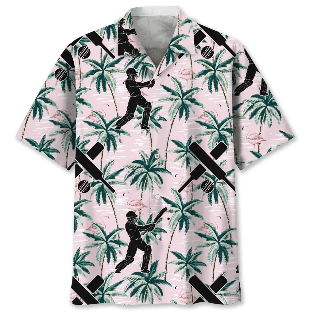Hawaiian Shirt / Adults / S Cricket Tropical Pink Hawaiian Shirt