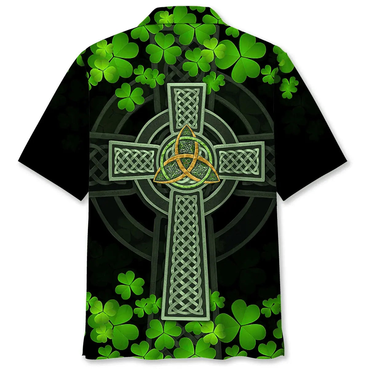 Cross Green Irish St.Patrick Day Hawaiian Shirt