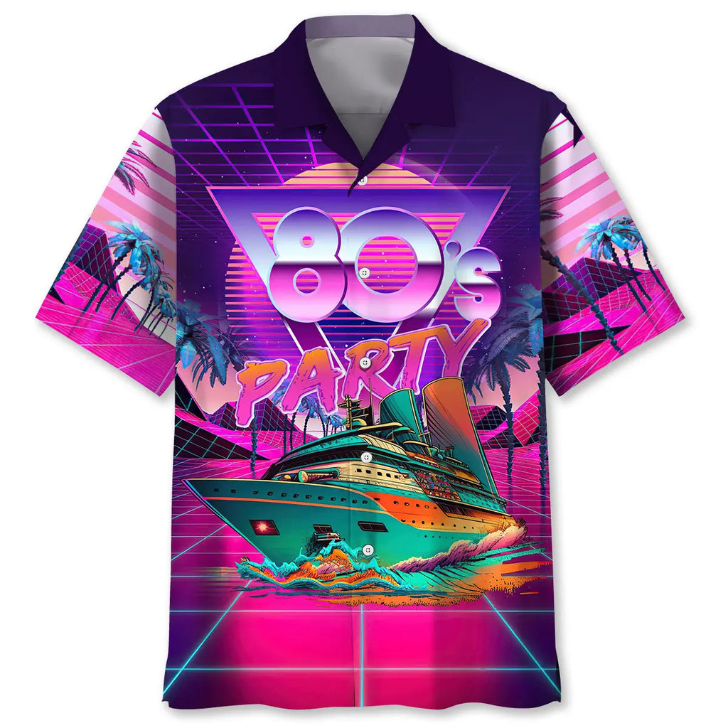 Hawaiian Shirt / Adults / S Cruise 80S Hawaiian Shirt