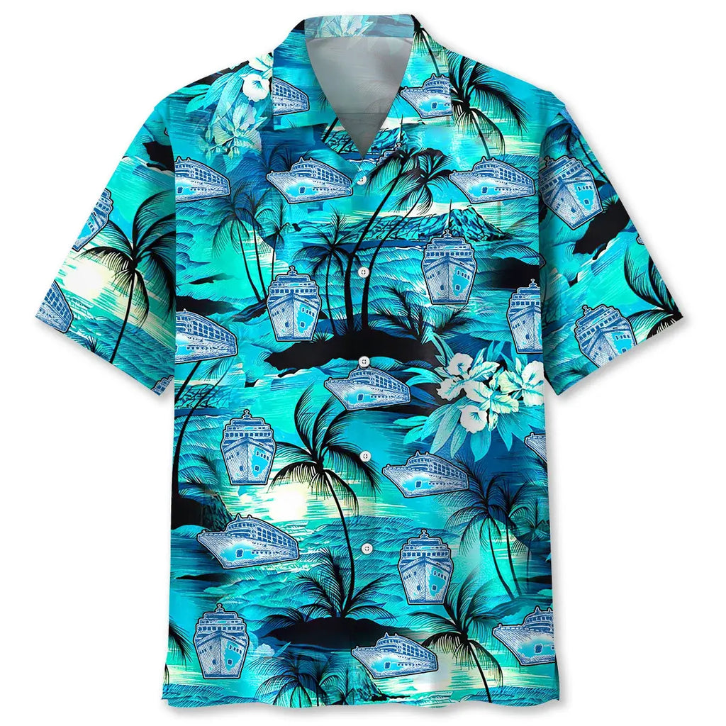 Hawaiian Shirt / Adults / S Cruise Beach Hawaiian Shirt
