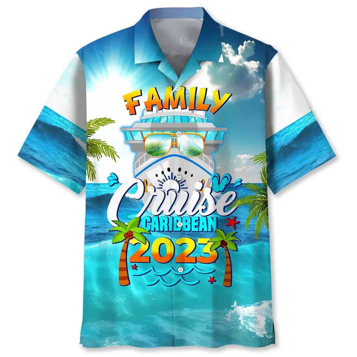 Hawaiian Shirt / Adults / S Cruise Family Hawaiian Shirt