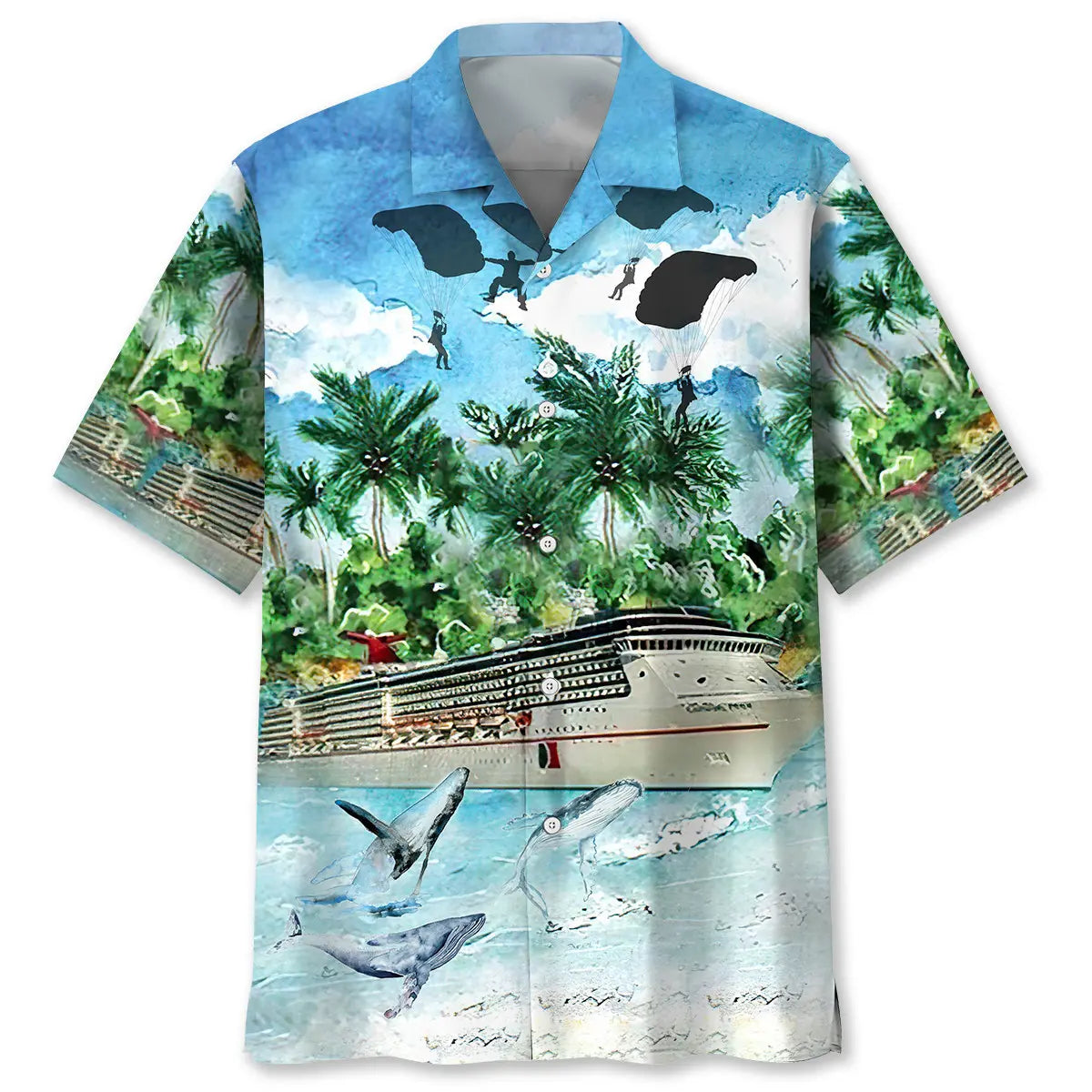 Hawaiian Shirt / Adults / S Cruise Ocean Hawaiian Shirt