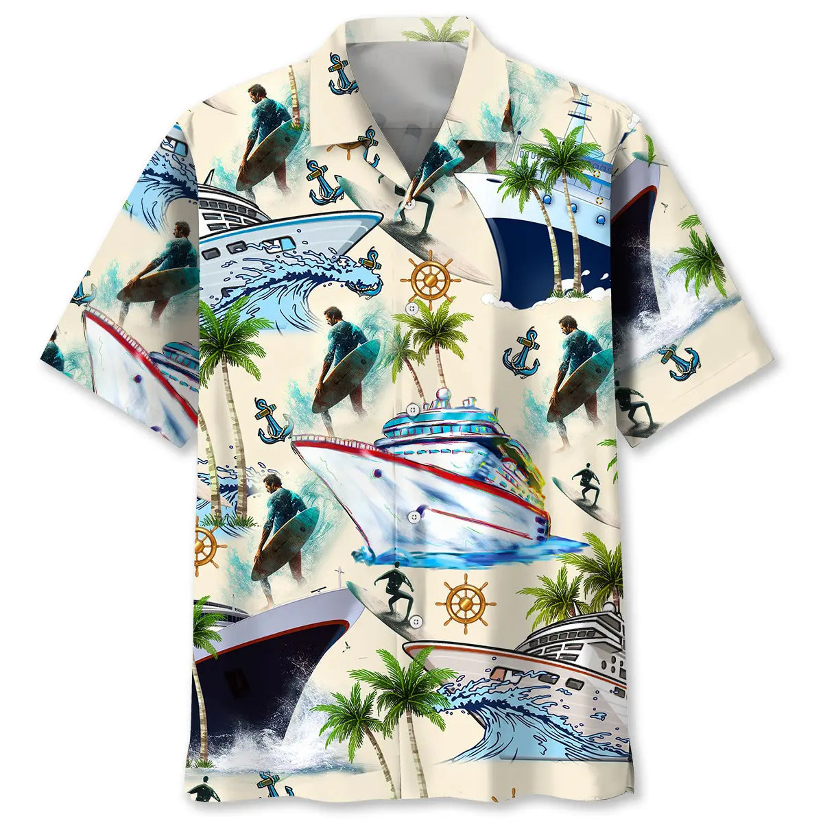 Hawaiian Shirt / Adults / S Cruise Surf Hawaiian Shirt