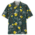 Hawaiian Shirt / Adults / S Curling Beer Hawaiian Shirt