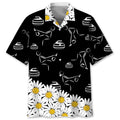 Hawaiian Shirt / Adults / S Curling Daisy Flower Hawaiian Shirt