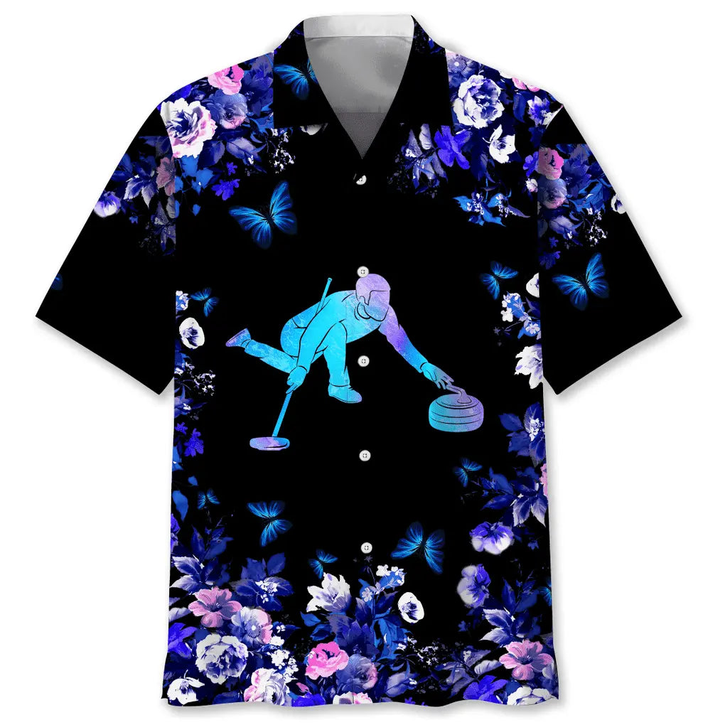 Hawaiian Shirt / Adults / S Curling Hawaiian Nature Hawaiian Shirt