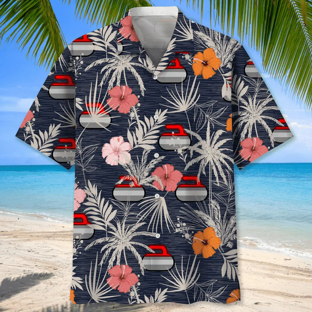 Curling Nature Hawaiian Shirt