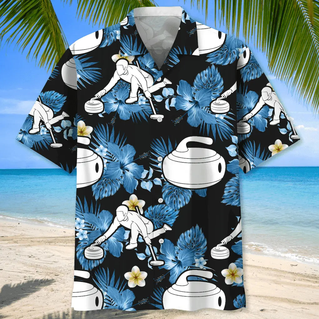 Curling Nature Hawaiian Shirt
