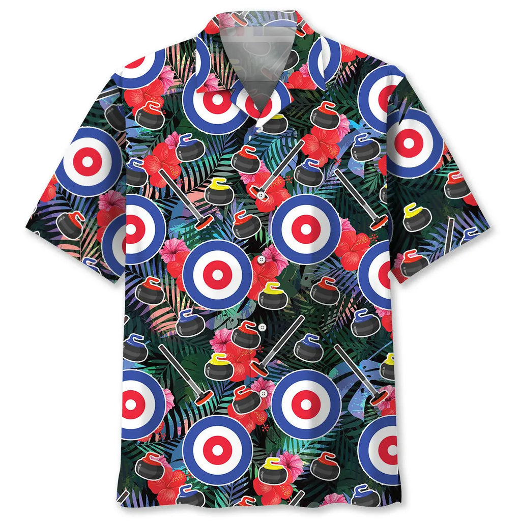 Hawaiian Shirt / Adults / S Curling Tropical Hawaiian Shirt