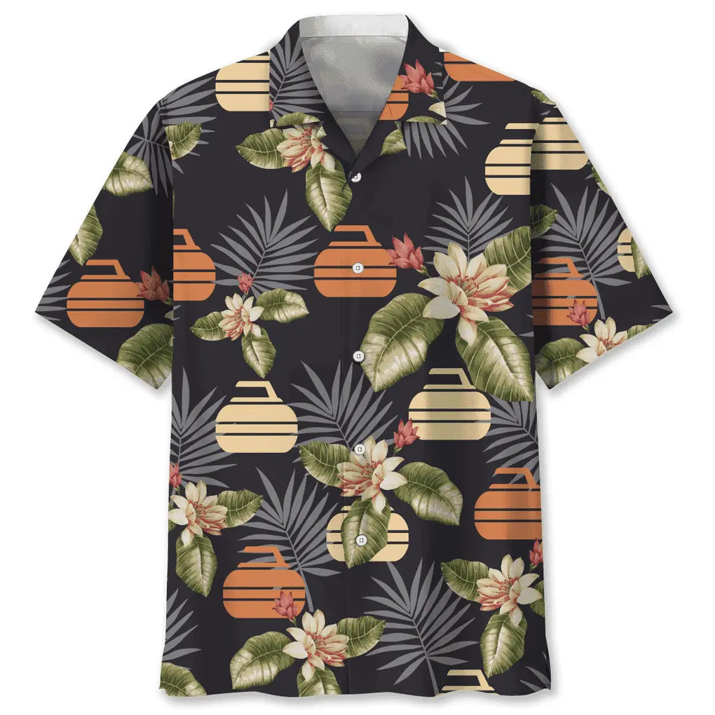 Hawaiian Shirt / Adults / S Curling Tropical Hawaiian Shirt