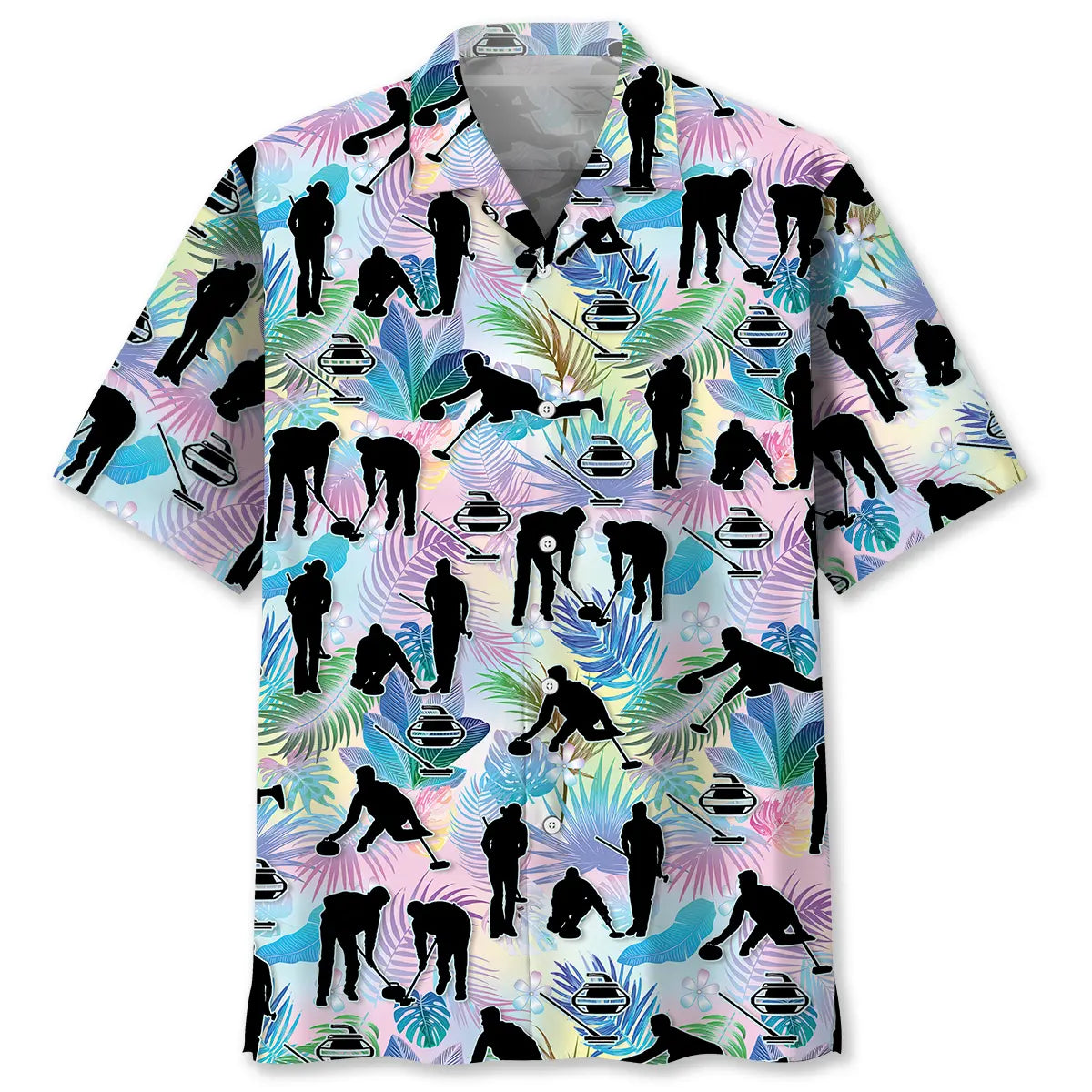 Hawaiian Shirt / Adults / S Curling Tropical Hawaiian Shirt