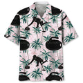 Hawaiian Shirt / Adults / S Curling Tropical Pink Hawaiian Shirt