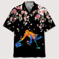 Hawaiian Shirt / Adults / S Curling Watercolors Flower Hawaiian Shirt