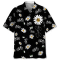 Hawaiian Shirt / Adults / S Cycling Daisy Hawaiian Shirt