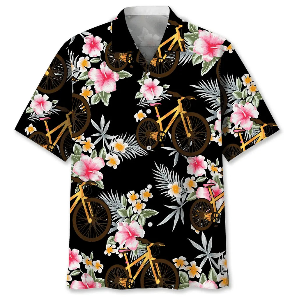 Hawaiian Shirt / Adults / S Cycling Feather Hawaiian Shirt