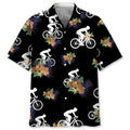 Hawaiian Shirt / Adults / S Cycling Hawaiian Nature Hawaiian Shirt