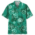 Hawaiian Shirt / Adults / S Cycling Kelly Green Hawaiian Shirt