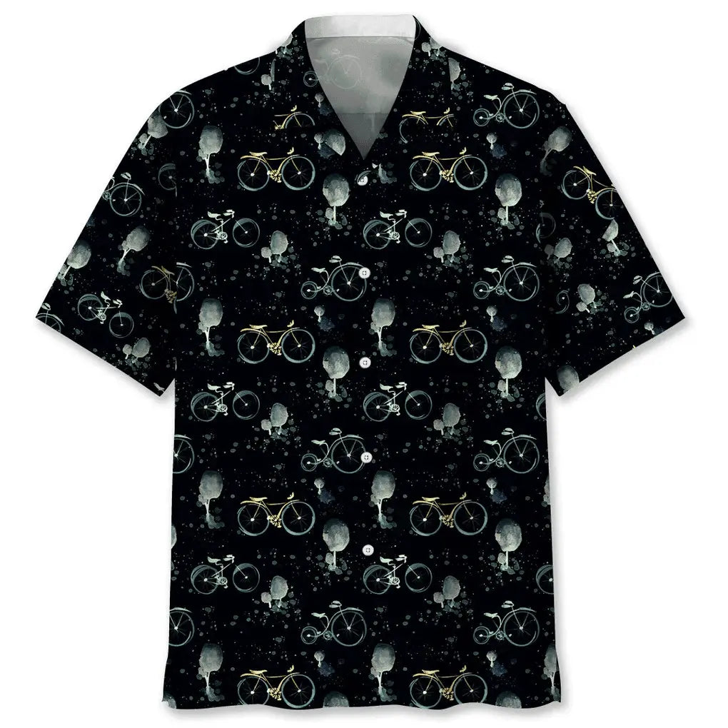Hawaiian Shirt / Adults / S Cycling Light Vintage Hawaiian Shirt