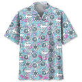 Hawaiian Shirt / Adults / S Cycling Parts Tropical Hawaiian Shirt
