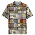 Hawaiian Shirt / Adults / S Cycling Retro Travel Hawaiian Shirt