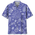 Hawaiian Shirt / Adults / S Cycling Tropical Veri Peri Hawaiian Shirt