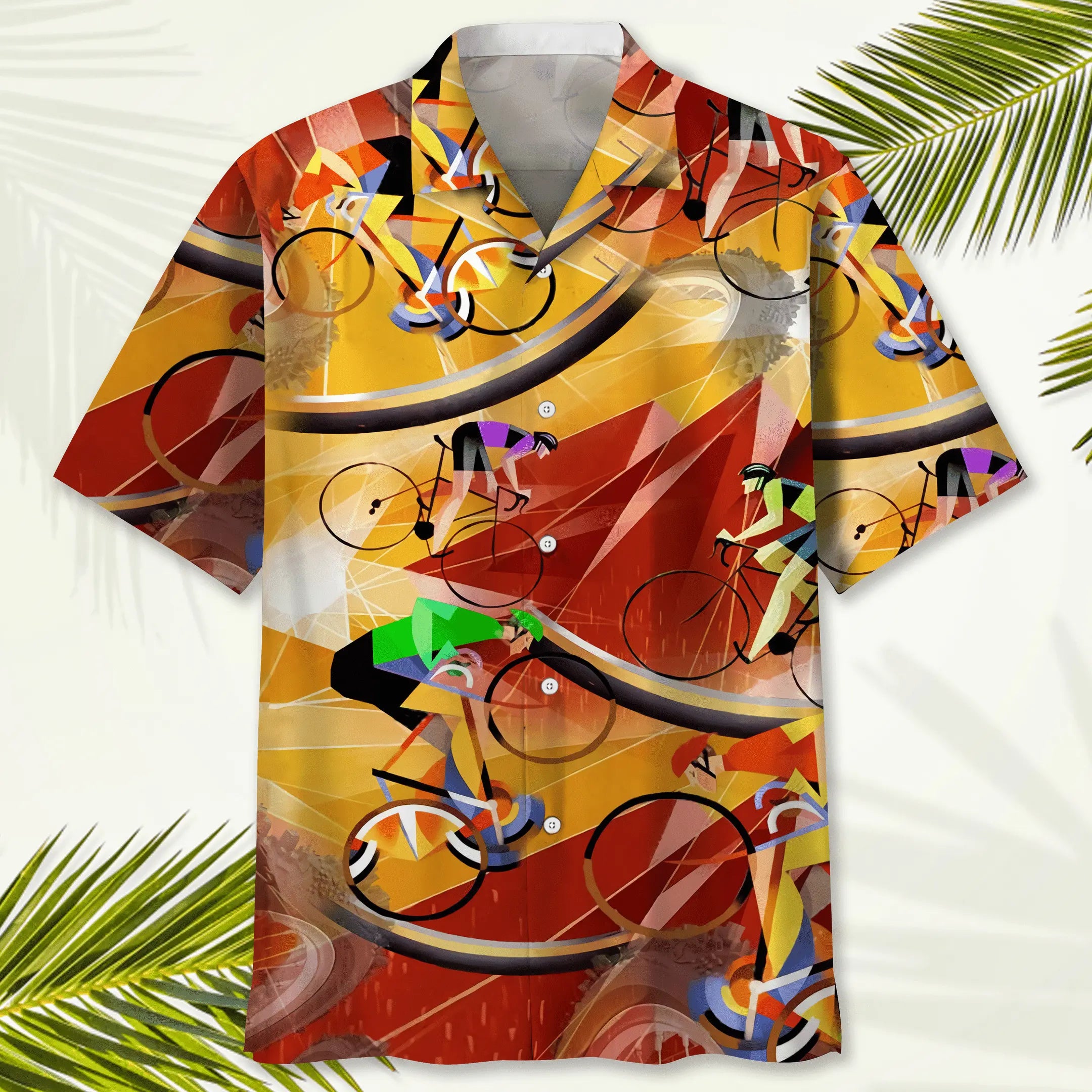 Cycling Vintage Hawaiian Shirt