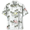 Hawaiian Shirt / Adults / S Cycling White Coconut Hawaiian Shirt
