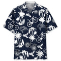 Hawaiian Shirt / Adults / S Cycling White Hawaiian Shirt