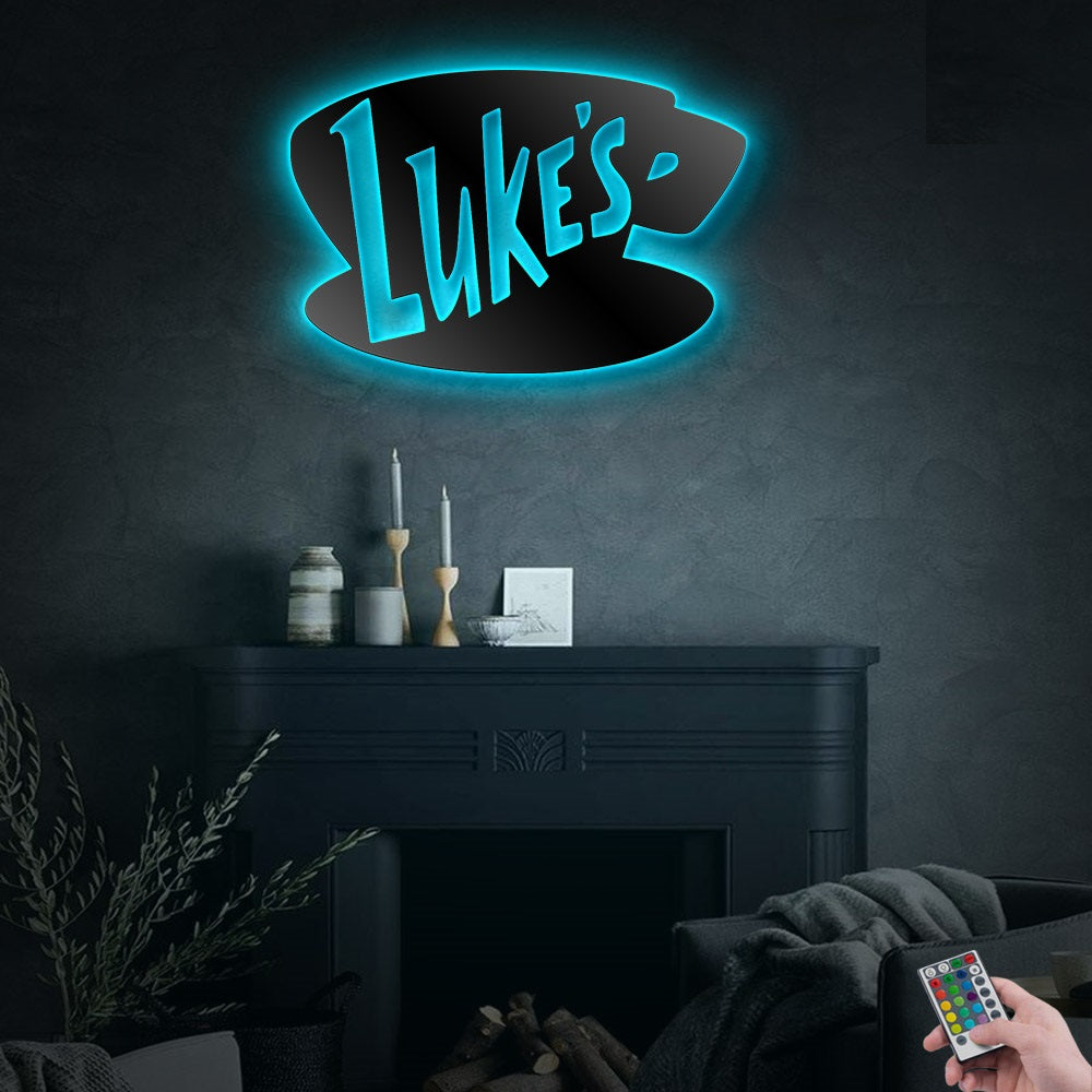 Coffee Cup Amazing Style Personalized - Led Light Metal - Owls Matrix LTD