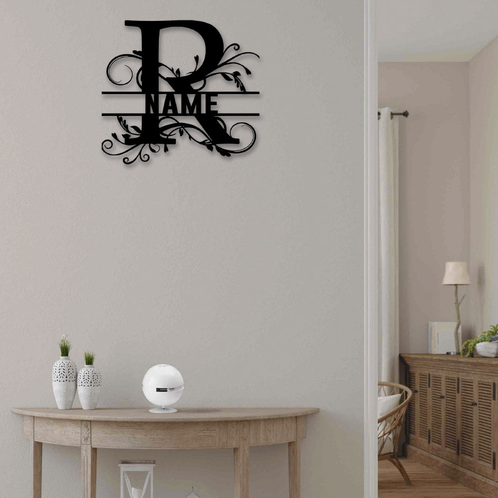 Personalized Family Name R - Led Light Metal - Owls Matrix LTD