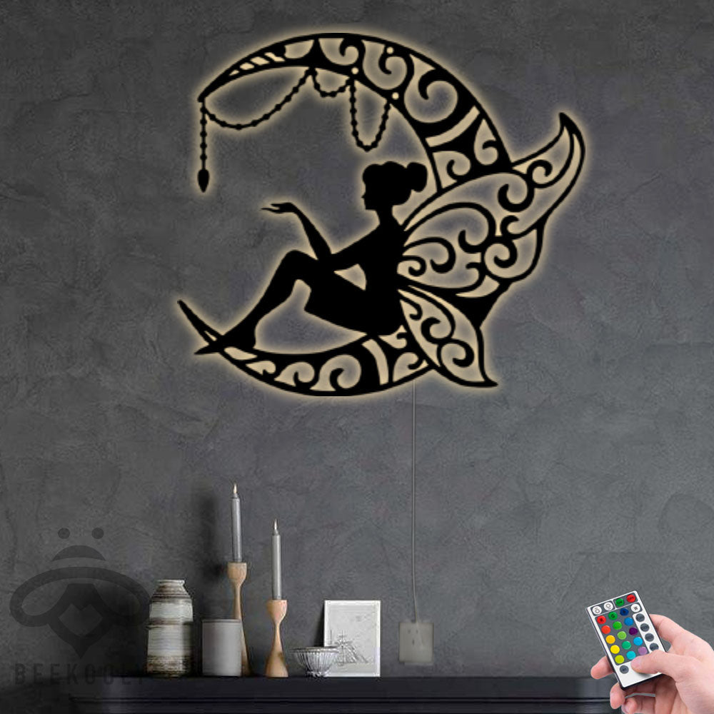 12"x12" Girl Come To You - Led Light Metal - Owls Matrix LTD