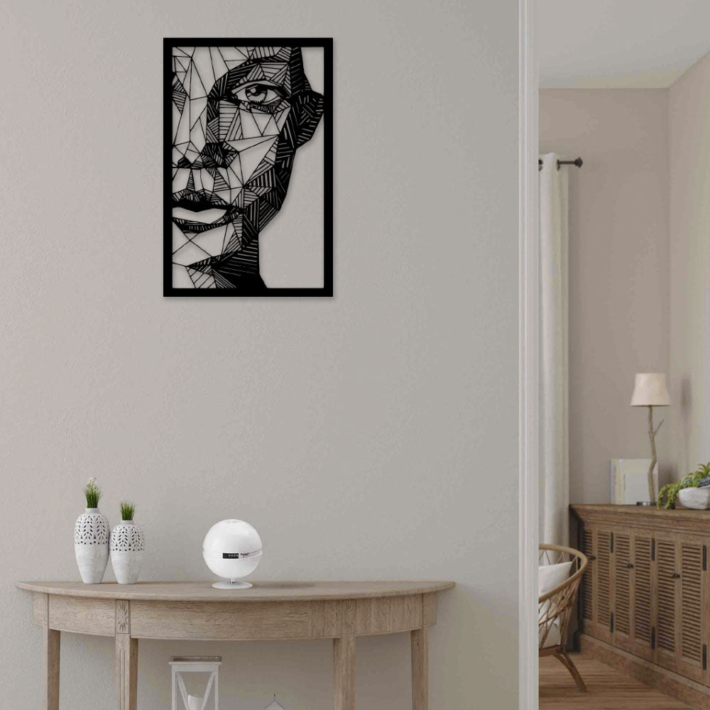 Woman Mysterious Woman In Life - Led Light Metal - Owls Matrix LTD