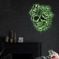 Skull Flower Butterfly Style - Led Light Metal - Owls Matrix LTD