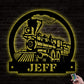 12"x12" Train To See Your Life Personalized - Led Light Metal - Owls Matrix LTD