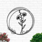 Floral Bouquet Flowers Wildflowers Botanical Field Plants Floral Style - Led Light Metal - Owls Matrix LTD