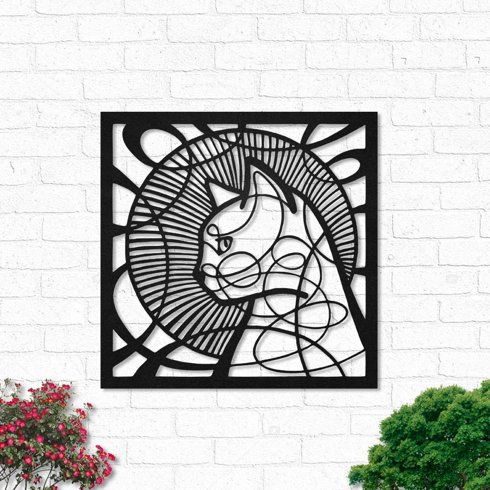 Cat I Love Cat - Led Light Metal - Owls Matrix LTD