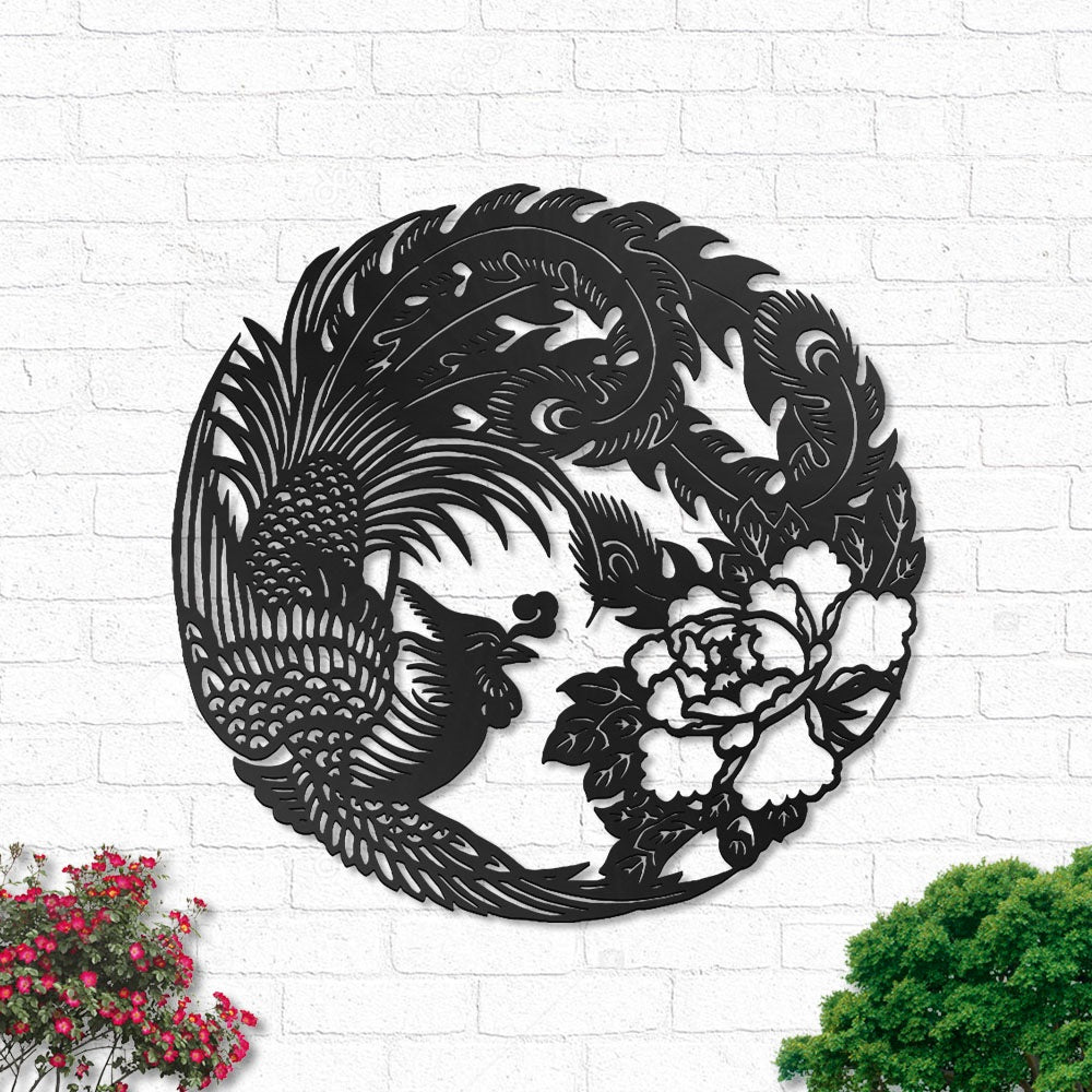 Flower Phoenix - Led Light Metal - Owls Matrix LTD